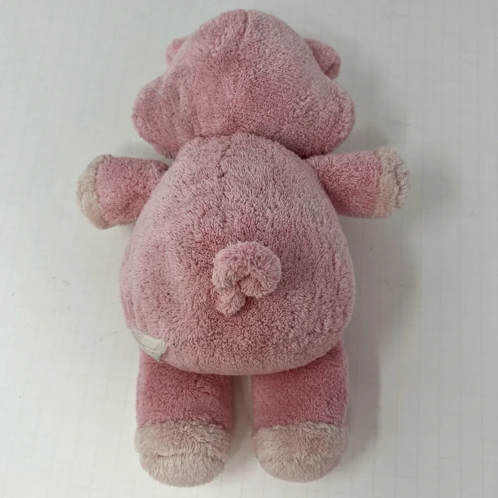 Rare‎ Pink Pig Plush Stuffed Animal Floppy Toy Soft Vintage Collectible 8